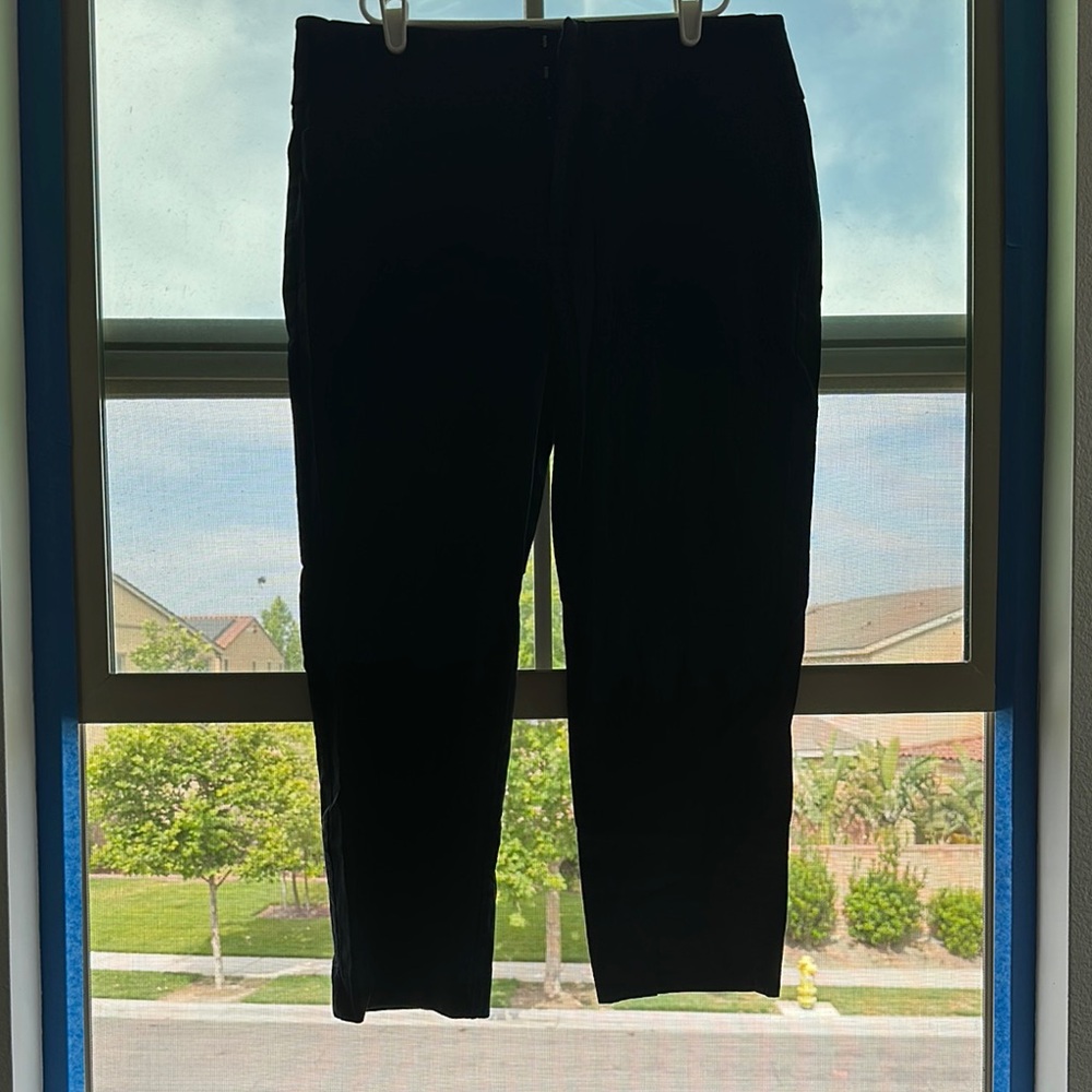Elle Black Ankle Cropped Pants